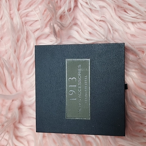 Unisex 1913 Stainless Steel Bracelet 8.25 length - Picture 5 of 12